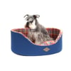 Cama Xadrez Bichinho Chic Azul P Para Cachorros