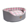 Cama Xadrez Bichinho Chic Europa Rosa P Para Cachorros