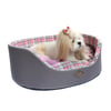 Cama Xadrez Bichinho Chic Europa Rosa P Para Cachorros