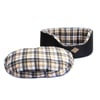 Cama Xadrez Bichinho Chic Preta P Para Cachorros