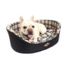 Cama Xadrez Bichinho Chic Preta P Para Cachorros