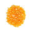 Cascalho Para Aquário Aqua Pedras Quartzo Laranja Flúor Nº 2 - 1Kg