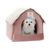 Casinha Bichinho Chic Para Cães E Gatos Rosa M