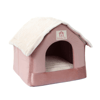 Casinha Bichinho Chic Para Cães E Gatos Rosa M