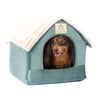 Casinha Bichinho Chic Verde M Para Cães E Gatos