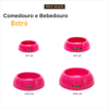 Comedouro Pet Flex Rosa N° 01 - 1 Unidade