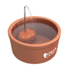Fonte De Cerâmica Aqua Clay Amicus 2,5L Para Cães E Gatos - 1 Unidade