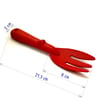 Garfo Para Jardinagem Desli Vermelho - 1 Unidade