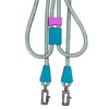 Guia Dupla Com Ajuste Zaylo Cinza 120Cm - 1 Unidade