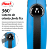 Guia Retrátil Flexi New Classic Azul Para Pets - 1 Unidade