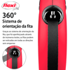 Guia Retrátil Flexi New Classic Vermelha Para Cães - 1 Unidade