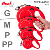 Guia Retrátil Flexi New Classic Vermelha Para Cães - 1 Unidade