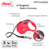 Guia Retrátil Flexi New Classic Vermelha Para Cães - 1 Unidade