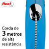 Guia Retratil New Classic 3 M Flexi Azul Unico