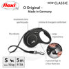 Guia Retrátil New Classic Flexi Preta Para Cães P - 1 Unidade