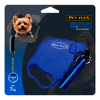 Guia Retrátil Premium Pet Flex Azul Para Cães Até 7Kg - 3M