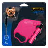 Guia Retrátil Premium Pet Flex Rosa Para Pets Até 7Kg - 3M