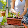 Jardineira Plástica Nutriplan Romano Cerâmica 35Cm - 1 Unidade - 35 Centímetros
