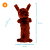 Mordedor Pelúcia Jambo Para Cães - 1 Unidade