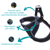Peitoral Athletic Fit Doco Preto Para Cães Pp - 1 Unidade