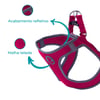 Peitoral Athletic Fit Doco Rosa Para Cães Pp - 1 Unidade