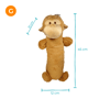 Pelúcia Jambo Monkey Fleece Bege G