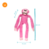 Pelúcia Macaco Jambo Rosa - 1 Unidade