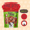 Petisco Gourmet Biodog Love Bits Carne Para Cães - 100G