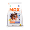 Ração Max Carne E Arroz Para Cães Adultos De Raças Médias E Grandes - 3Kg - 3 Kilos