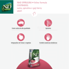 Ração N&D Spirulina Gatos Adultos Castrados Sabor Suíno - 1 Unidade - 1,5 Kilos