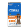 Ração Para Cães Adultos De Médio Porte Premier Ambientes Internos Frango E Salmão - 2,5Kg - 2,5 Kilos