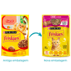 Ração Úmida Friskies Gatos Adultos Carne Ao Molho - 85G