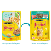 Ração Úmida Friskies Para Gatos Adultos Atum Ao Molho - 85G Sachê