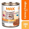 Ração Úmida Max Gatos Adultos Carne E Frango - 280G