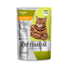 Ração Úmida Optimum Gatos Adultos Frango - 85G