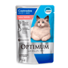 Ração Úmida Optimum Para Gatos Adultos Castrados Com Salmão - Sachê 85G