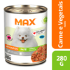 Ração Úmida Patê Max Para Cães Adultos Carne E Vegetais - 280G