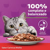 Ração Úmida Whiskas Carne Ao Molho Para Gatos Adultos - 1 Unidade 85G