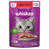 Ração Úmida Whiskas Carne Ao Molho Para Gatos Adultos - 1 Unidade 85G