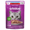 Ração Úmida Whiskas Carne Ao Molho Para Gatos Adultos Castrados - 85G