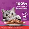Ração Úmida Whiskas Carne Ao Molho Para Gatos Adultos Castrados - 85G