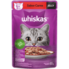 Ração Úmida Whiskas Carne Jelly Para Gatos Adultos - 85G