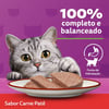 Ração Úmida Whiskas Patê Carne Para Gatos Adultos - Lata 290G