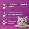 Ração Úmida Whiskas Peixe Gatos Adultos Castrados - 85G