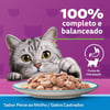 Ração Úmida Whiskas Peixe Gatos Adultos Castrados - 85G