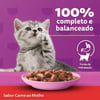 Ração Úmida Whiskas Sachê Carne Ao Molho Para Gatos Filhotes - 85G