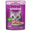 Ração Úmida Whiskas Salmão Ao Molho Para Gatos Adultos - 85Glach