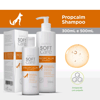 Shampoo Soft Care Propcalm Com Própolis Para Cães E Gatos - 300Ml - 300 Mililitros