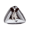 Túnel Bichinho Chic Cinza M Para Cachorros
