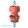 Vaso Bigball All Garden Vermelho Único